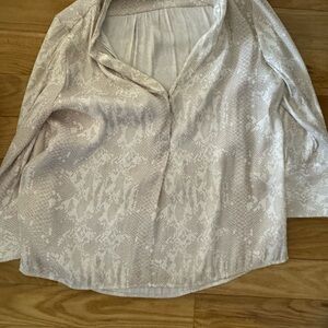 Elegant Cream Women's Top